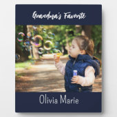 Plaque tabletop personnalisée de Brag grand-parent (Devant)