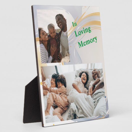 Plaque Tabletop personnalisée In Love Memory (Côté)