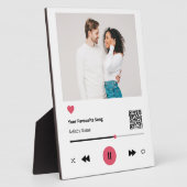 Plaque tablette de la chanson préférée personnalis (Côté)