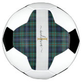 Plaqué Tartan Monogramme Nom Initial Féminin (Tourné)