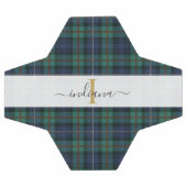 Plaqué Tartan Monogramme Nom Initial Féminin (Plat)