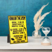 plaque temporelle hawaïenne (Côté)