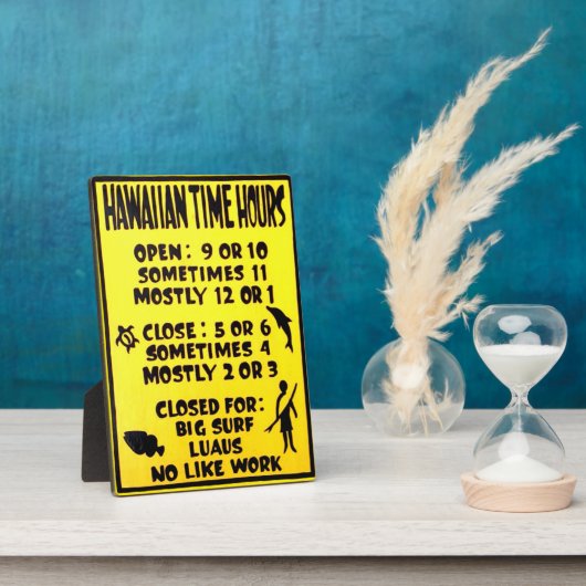 plaque temporelle hawaïenne (Côté)