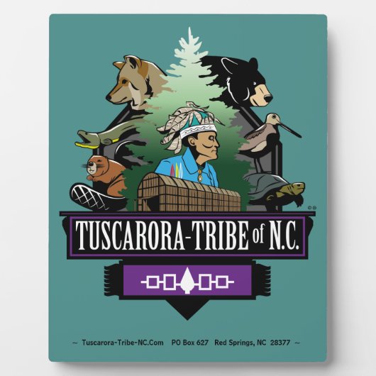 Plaque tribale de ~Tuscarora Tribe du NC ~ ~ (Devant)