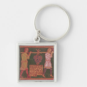 Plaque uit een kruis sleutelhanger
