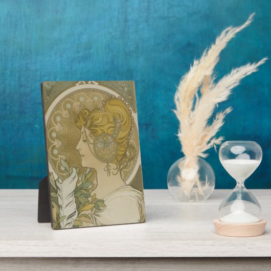 Plaque vintage Brigid Celtic Fire Goddess Altar (Côté)