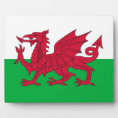 Plaque vlag van Wales Fotoplaat (Voorkant)
