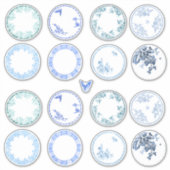 Plaques d'antiquités françaises | stickers BLEU (Devant)