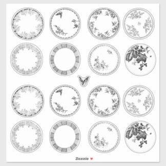 Plaques d'antiquités françaises | stickers NOIR