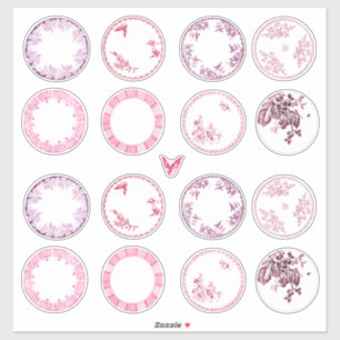 Plaques d'antiquités françaises stickers RED