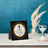 Plaques d'appréciation religieuse, personnalisées (Insitu)