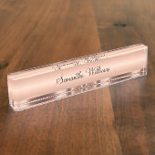 Plaques de bureau en tons rose gold Classy Ladies (Taille)