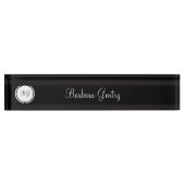 Plaques de bureau Monogramme pour dames classique (Devant)