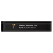 Plaques de bureau pour infirmière praticienne de f (Devant)
