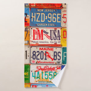 Plaques de licence américaines Art America