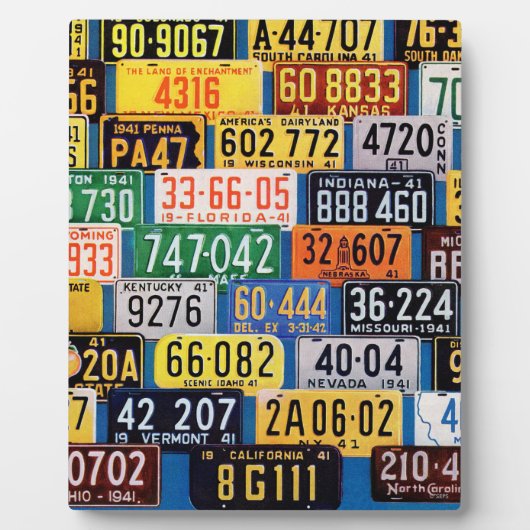 Plaques de licence par H. Wilson Smith (Devant)