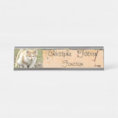 Plaques de nom animaux de chat. (Devant)