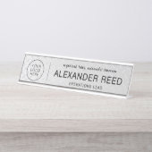 Plaques de nom de logo industrielles robustes arge (Devant)