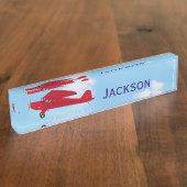 Plaques de nom du bureau de l'avion vintage (Taille)