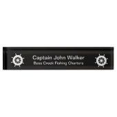 Plaques de nom du bureau du capitaine de bateau (Devant)