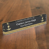 Plaques de nom du bureau du capitaine de bateau cl (Taille)
