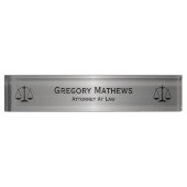 Plaques de nom du bureau du procureur (Devant)