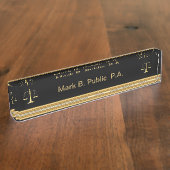 Plaques de nom du bureau du procureur (Taille)