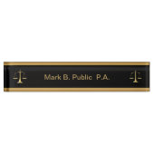 Plaques de nom du bureau du procureur (Devant)