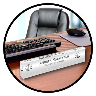 Plaques de nom du bureau du secrétaire exécutif