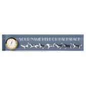 Plaques de nom Husky Personnaliser le nom de l'Amo (Devant)