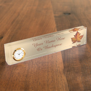 Plaques de noms canadiens Personnalisées Plaque de