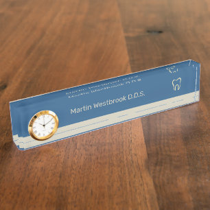 Plaques de noms de bureau Classy Office pour les d