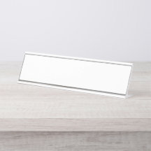 Plaques de noms de mur et de bureau | Bois et acry
