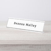 Plaques de noms et panneaux de bureau personnalisé (Devant)