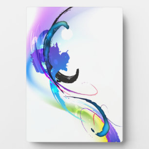 Plaques de peinture de couleur de matin Abstraites