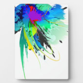 Plaques de peinture Peacock Abstraites (Devant)