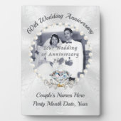 Plaques de personnalisation de photo pour 60e anni (Devant)