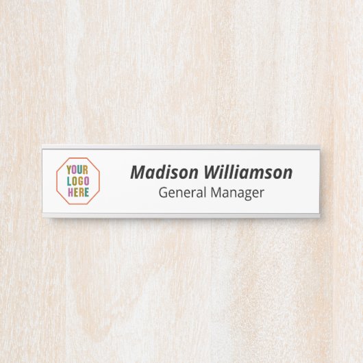 Plaques de porte de bureau interchangeables avec l (Devant)