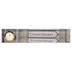 Plaques de rue dans Landskrona, Suède