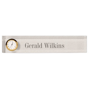 Plaques d'identification de bureau acrylique en