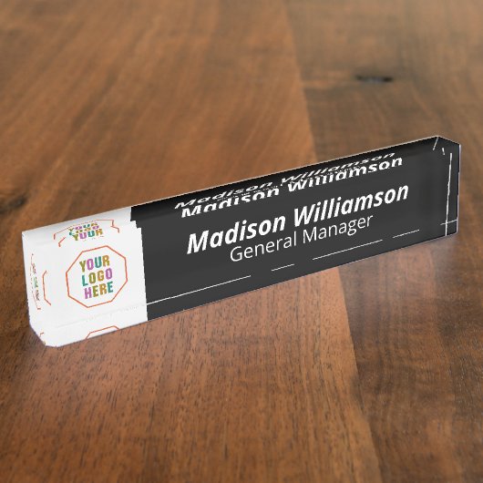 Plaques d'identification interchangeables avec log (Taille)