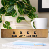 Plaques nominatives de bureau élégantes et drôles