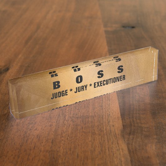 Plaques signalétiques drôles élégantes métalliques (Taille)