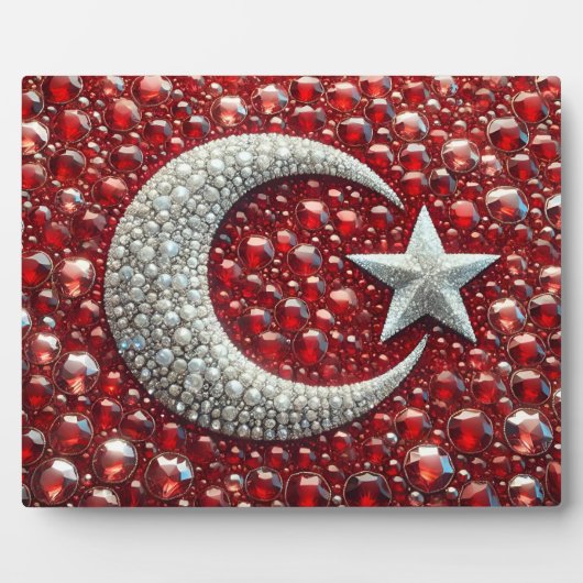 Plaquette met Turkse kleuren Modern Design Fotoplaat (Voorkant)