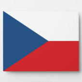 Plaquette met vlag van Tsjechië Fotoplaat (Voorkant)