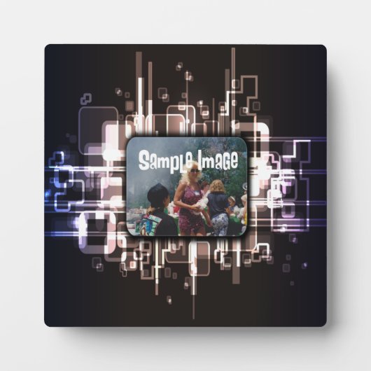 plaquette voor abstracte kunst fotoplaat (Voorkant)