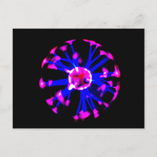 Plasma ball briefkaart