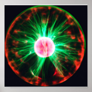 Plasma ball poster