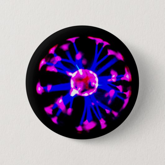Plasma ball ronde button 5,7 cm (Voorkant)