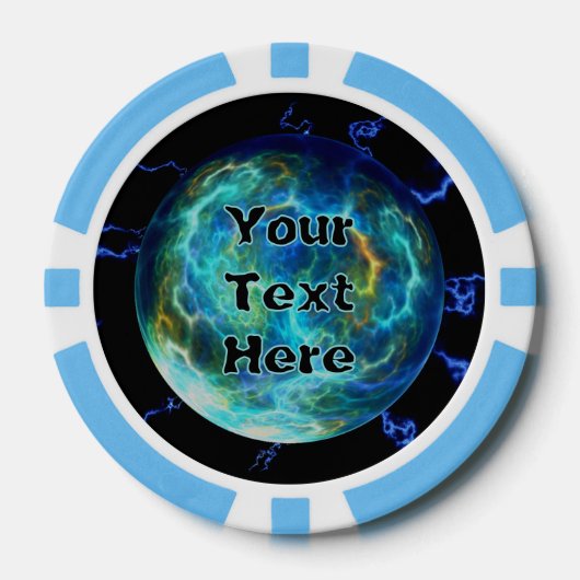 Plasma Electric Poker Chips (Voorkant)